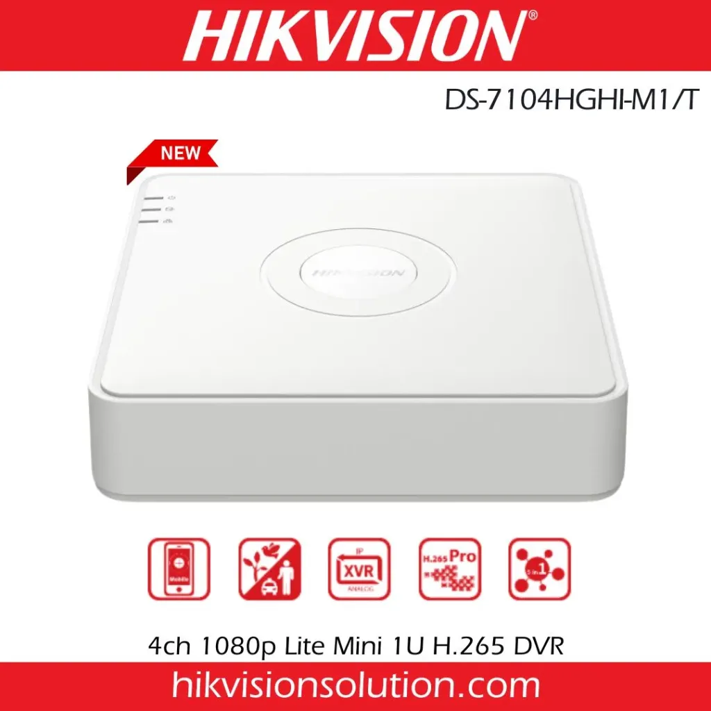 DVR 4 Channel DS-7104HGHI-M1