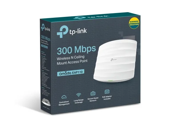 TP-Link EAP110 Ceiling-Mount Access Point (300 Mbps)
