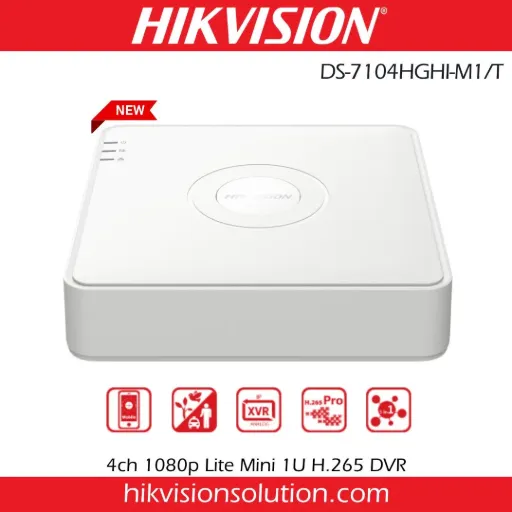 DVR 4 Channel DS-7104HGHI-M1
